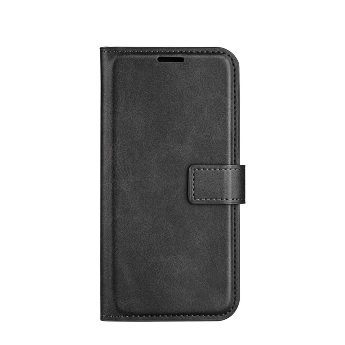 Image of Google Pixel 6a Vintage Leder Tasche Flip Cover mit Kartenfächer - Schwarz bei Apfelkiste.ch