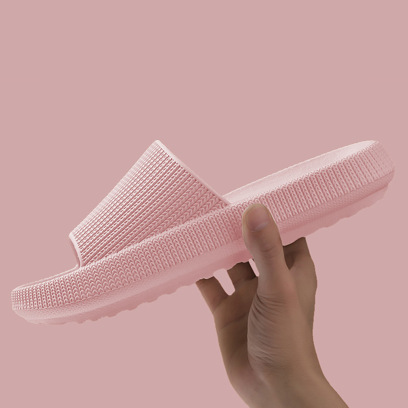 Image of (Gr. 36-37) Wasserabweisende Strand Sandalen Gummi Pantoletten Badeslipper - Rosa bei Apfelkiste.ch