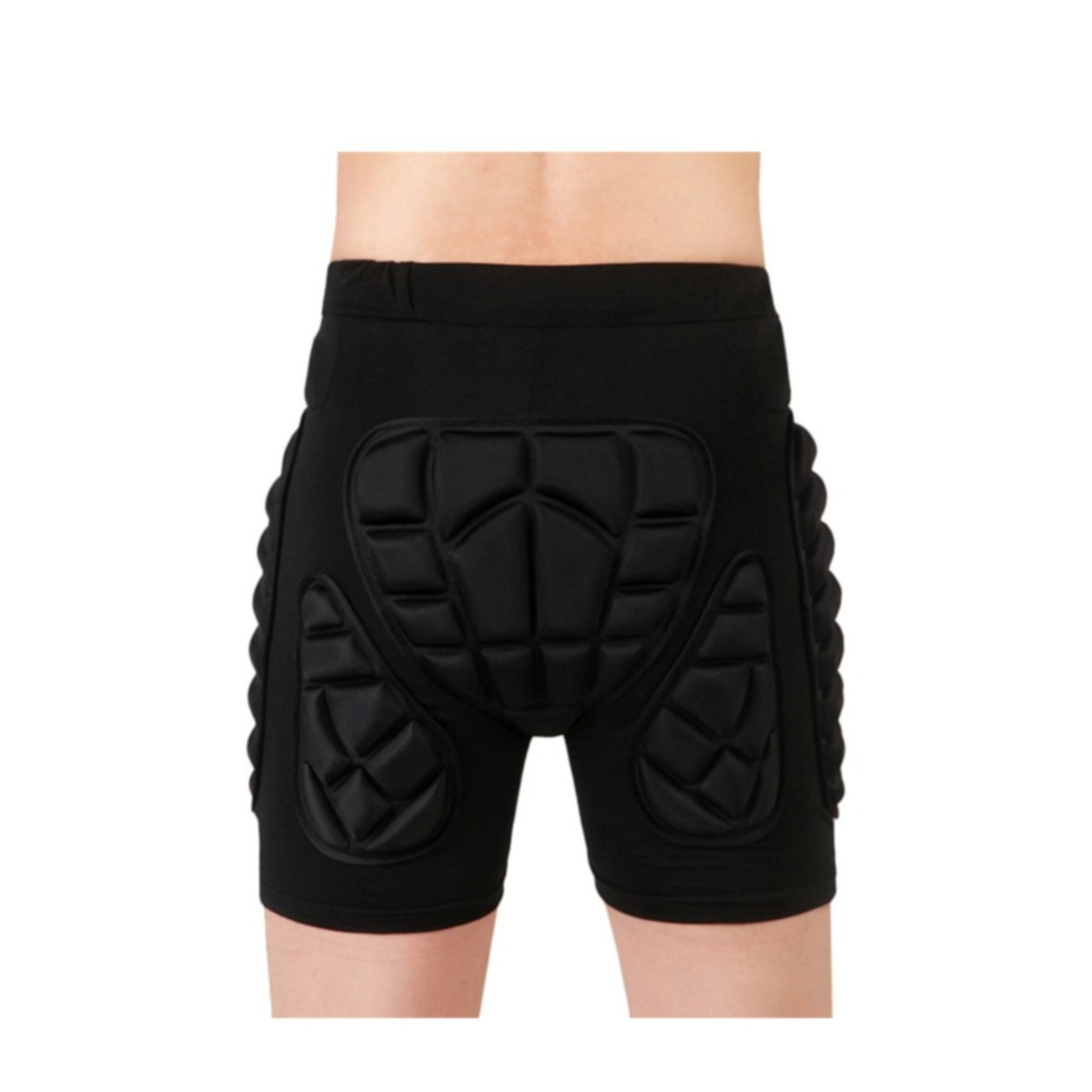 Image of (Gr. L) Gepolsterte Protektorenhose Unisex Motorrad Hüften Schutz Hose - Schwarz bei Apfelkiste.ch