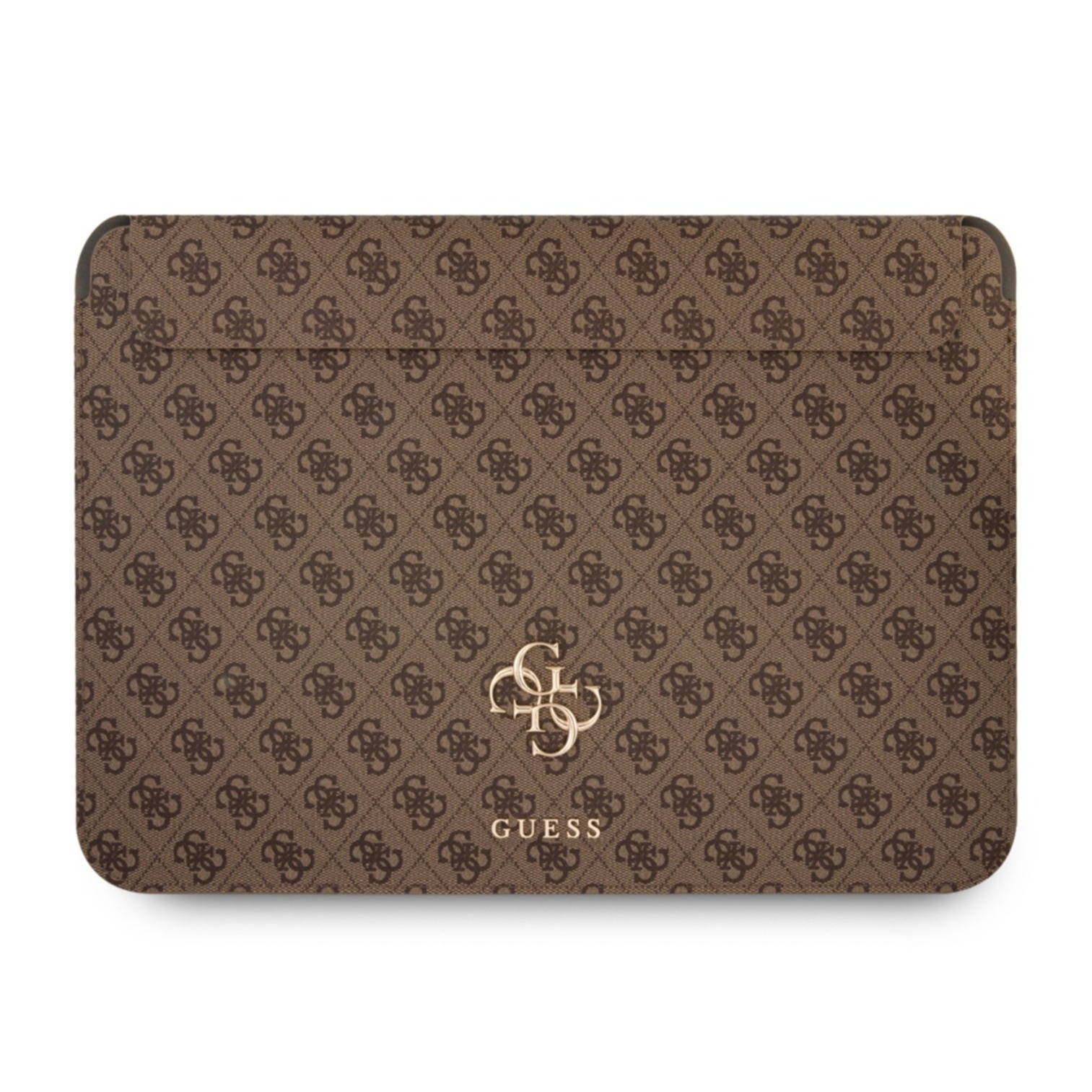 Image of Guess - 13" Universal Laptop / Notebook / Tablet Schutztasche Schutzhülle Sleeve (GUCS13G4GFBR) - Braun / Gold bei Apfelkiste.ch