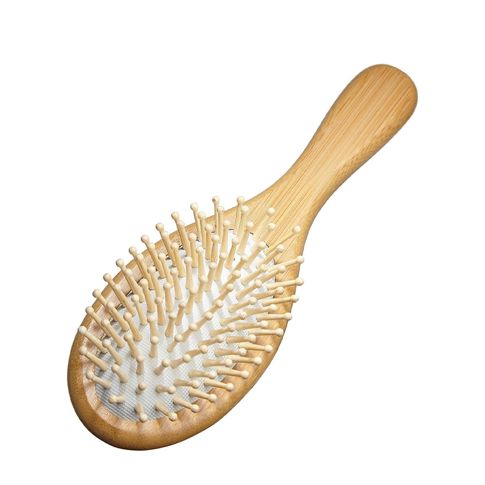 Image of (21.5cm) Holz Haar Styling Bürste Haarbürste Oval - Braun bei Apfelkiste.ch