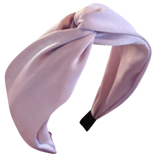 Image of Damen Haarreifen Stirnband Knoten Samtüberzug - Rosa bei Apfelkiste.ch