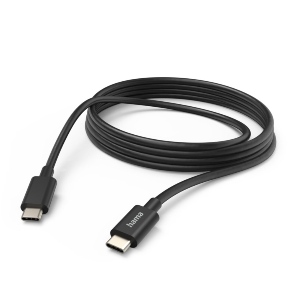 Image of Hama - (3m) USB C auf USB C Ladekabel Datenkabel (00187273) - Schwarz bei Apfelkiste.ch
