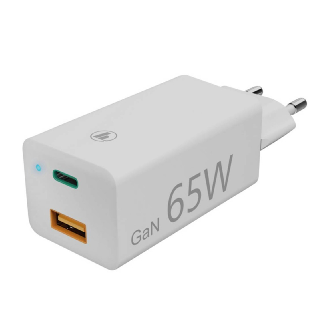 Image of Hama - (65W) Turbo Fast GaN Netzladegerät (USB 3.0 / USB C) Quick Charge 3.0 (00210592) - Weiss bei Apfelkiste.ch