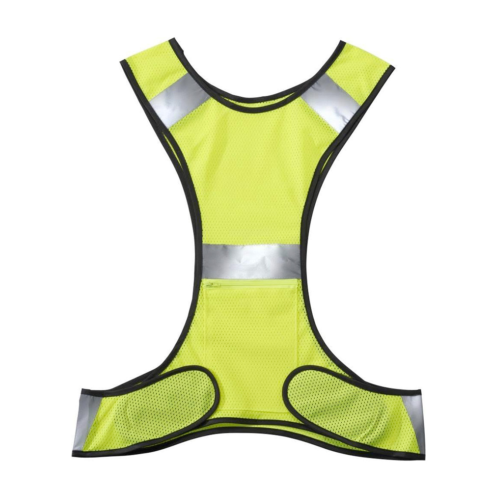 Hama Reflektierende Laufweste mit Tasche Neon Gelb