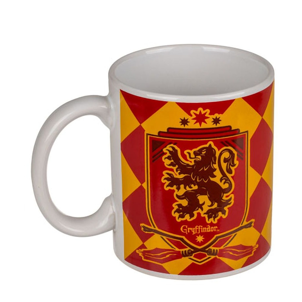 Image of Harry Potter - Keramik Tasse Gryffindor Hauswappen Kaffee Becher Tee Cup - Orange / Rot bei Apfelkiste.ch