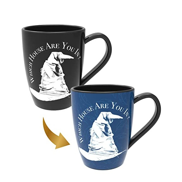 Image of Harry Potter - Keramik Zauber Tasse Sprechender Hut House Reveal Mug - Ravenclaw bei Apfelkiste.ch