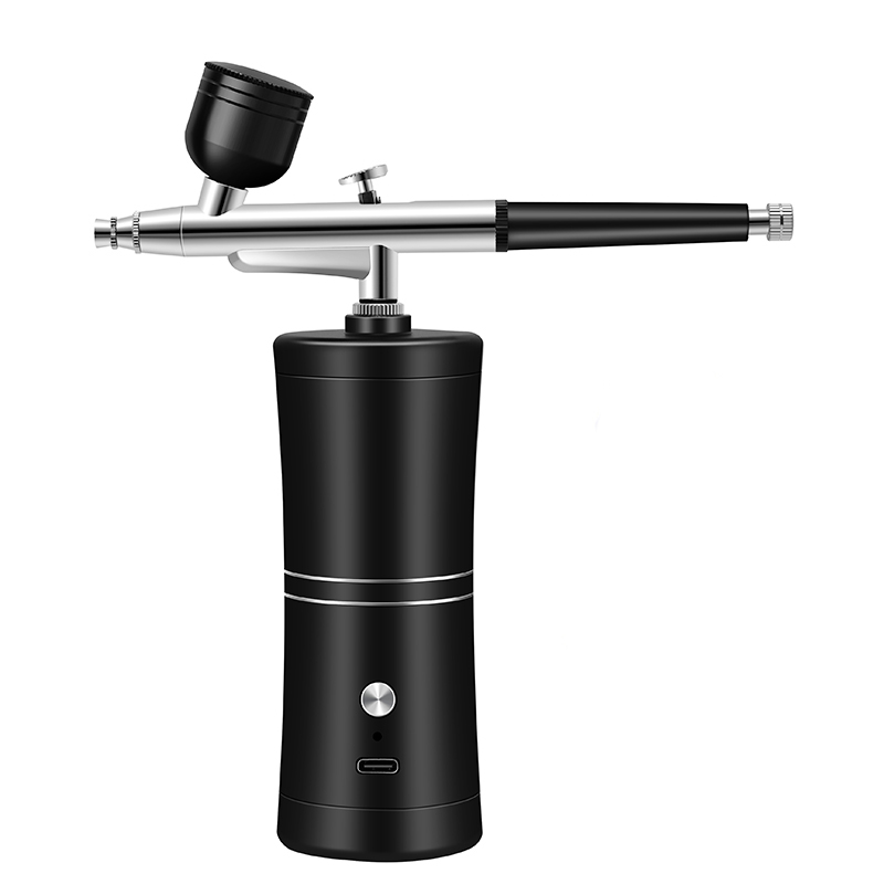 Nano vaporisateur visage haute pression Airbrush Spray Noir