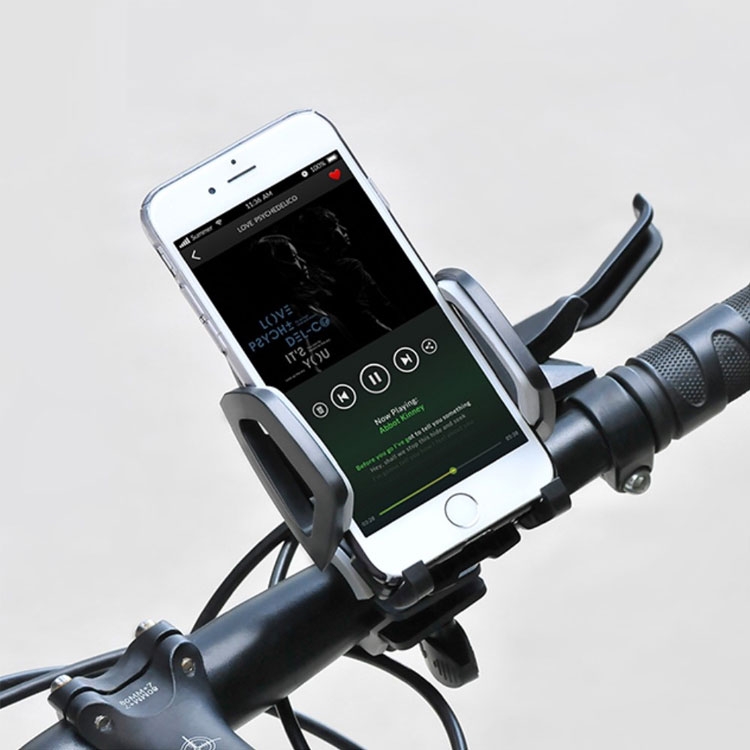 Image of Hoco - Universal Fahrrad Bike Velo ABS Halterung Handy / Smartphone 360° (4"-6.5") - Schwarz bei Apfelkiste.ch