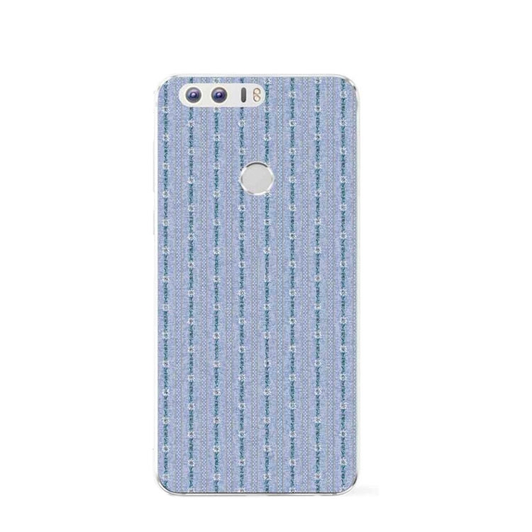 Image of Apfelkiste © - Huawei Honor 8 Gummi Case Hülle Ultra Thin Edelweiss im Schweizer Schwinger Design - Blau bei Apfelkiste.ch