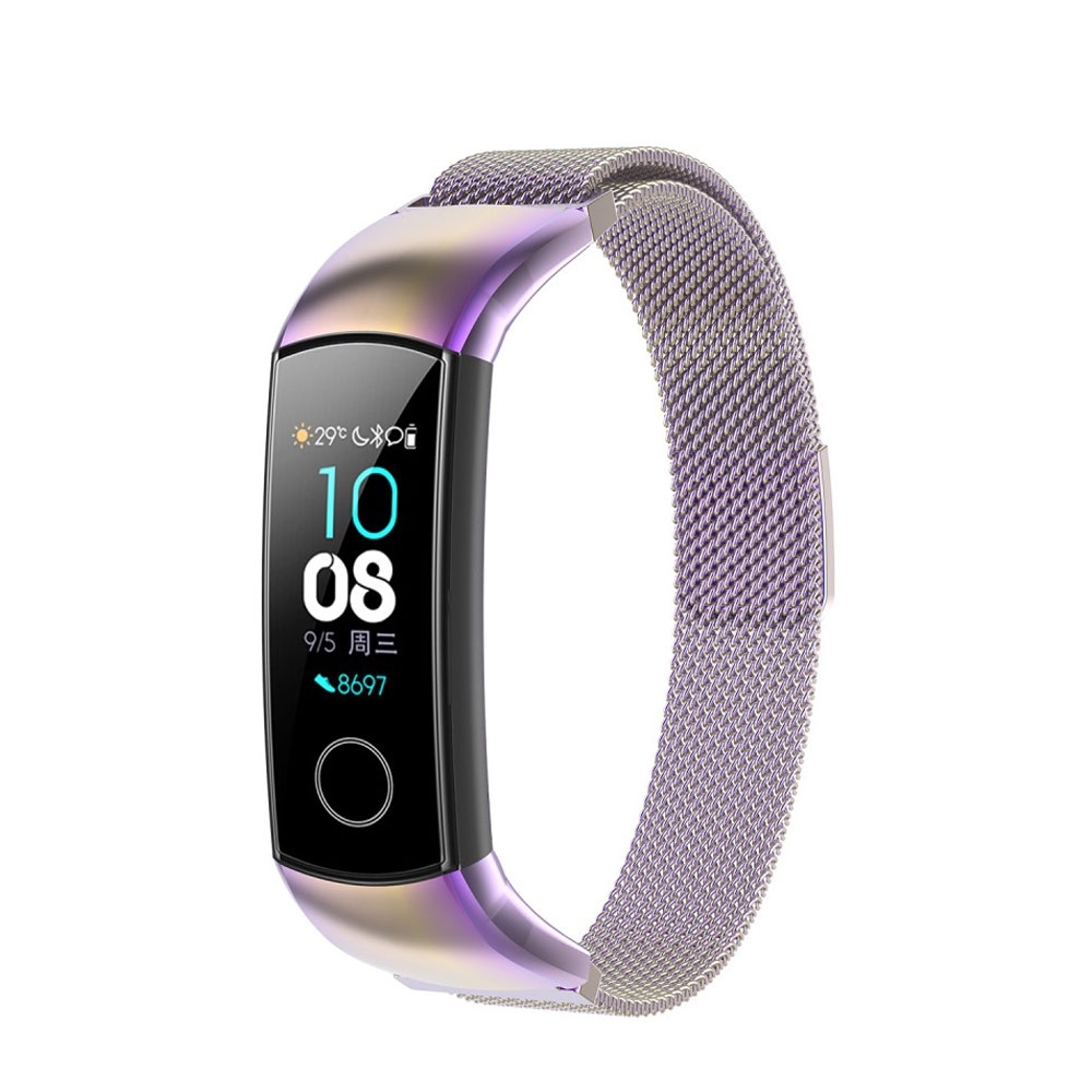 Image of (Gr. L) Huawei Honor Band 5 / Honor Band 4 Ersatz Magnet Armband Milanaise (Gelenkumfang 173-230 mm) - Flip Flop bei Apfelkiste.ch