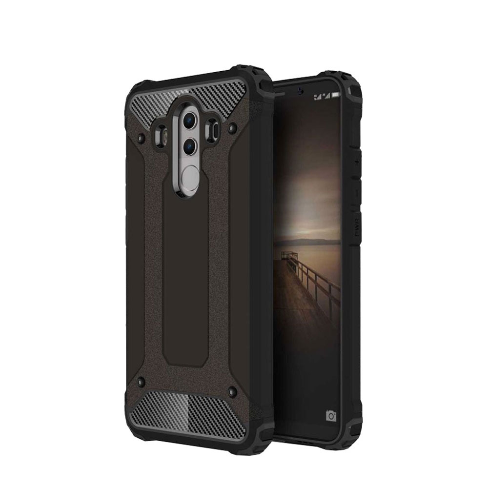 Image of Huawei Mate 10 Pro Outdoor Hybrid Hardcase Hülle - Schwarz bei Apfelkiste.ch