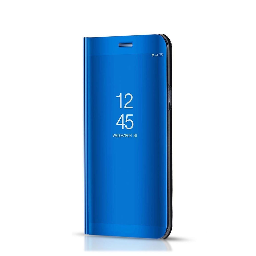 Image of Huawei Mate 20 Clear View Standing Cover Hülle mit Aufstellfunktion - Blau bei Apfelkiste.ch