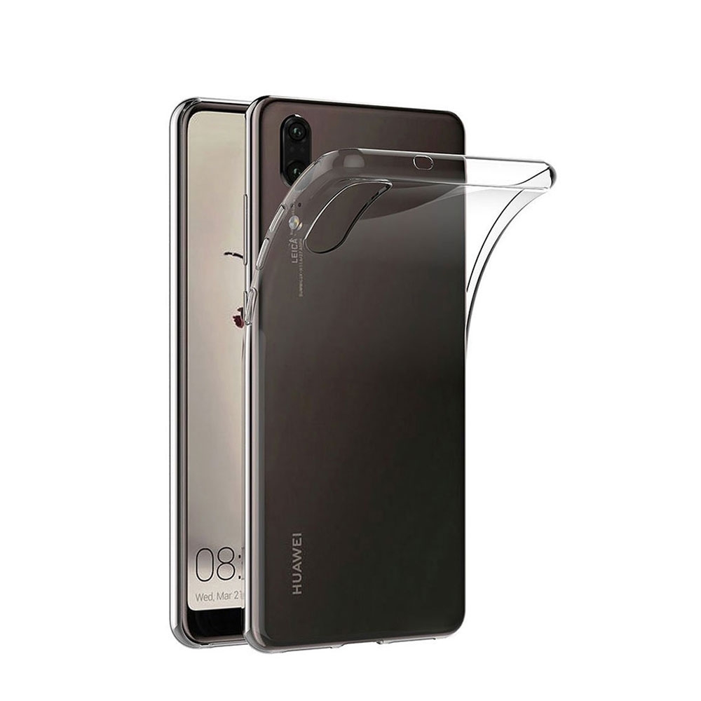Image of Huawei P20 Gummi Case Hülle - Transparent bei Apfelkiste.ch
