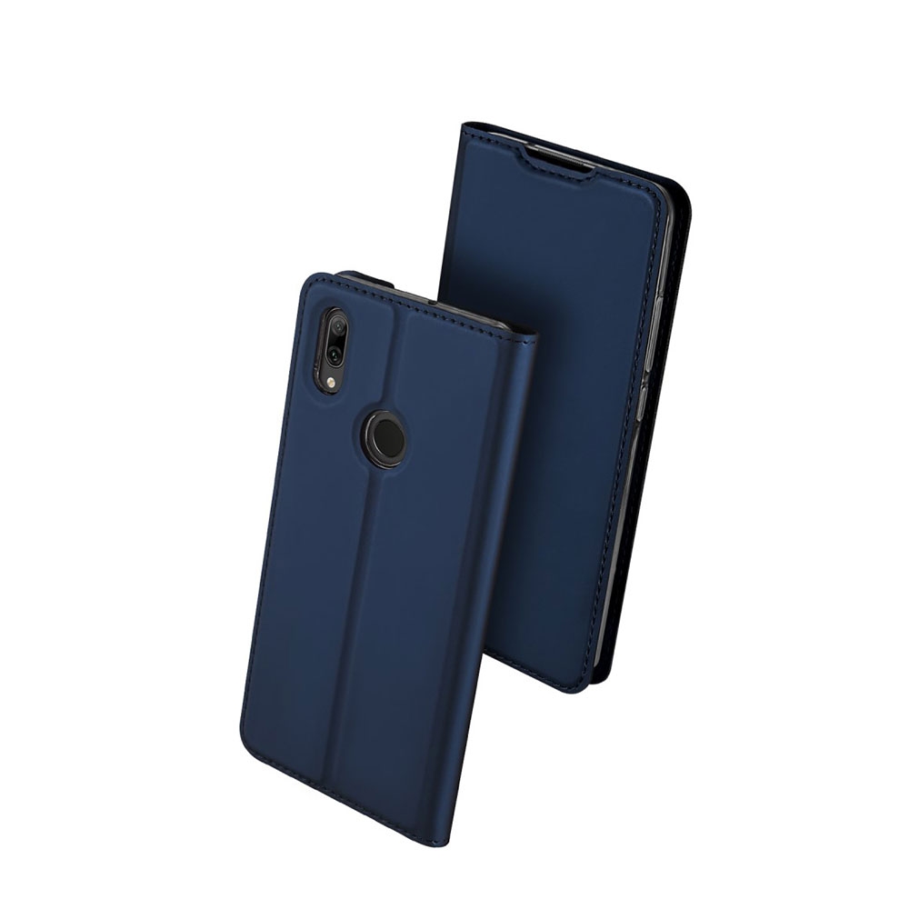 Image of Dux Ducis - Huawei P Smart (2019) Flip Wallet Cover Leder Tasche - Blau bei Apfelkiste.ch