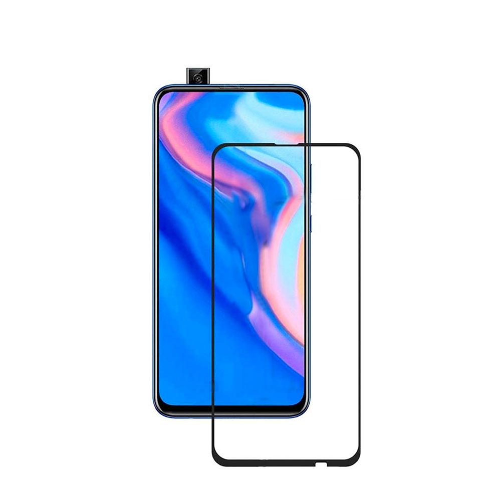 Image of Huawei P Smart Z Full-Screen Vollbild Glas Display Schutz mit Rahmen 0.3mm - Schwarz bei Apfelkiste.ch