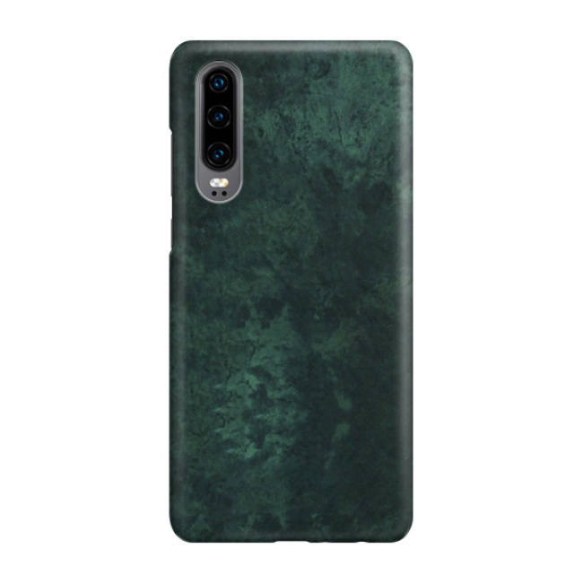 Image of Huawei P30 Hardcase Schutzhülle Dark Print - Dunkelgrün bei Apfelkiste.ch