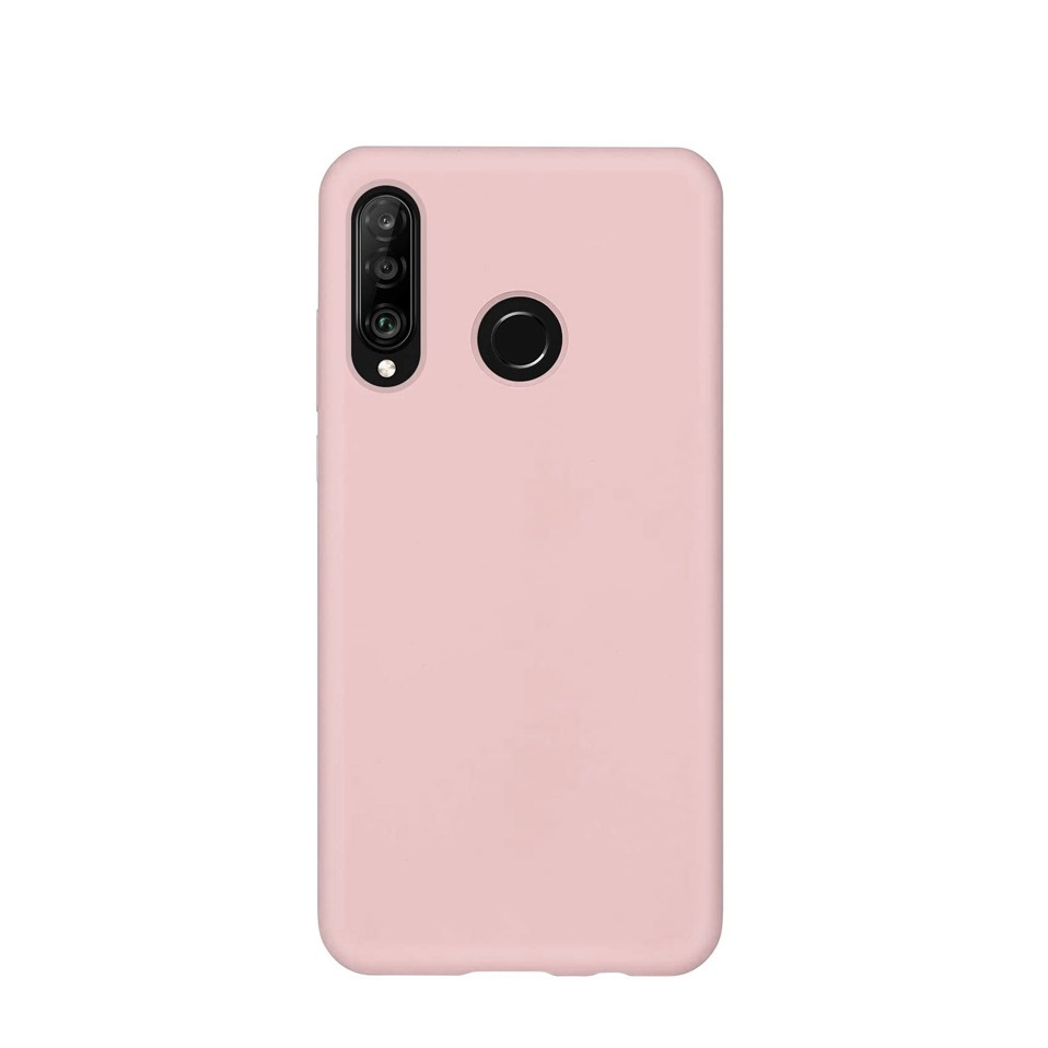 Image of Huawei P30 Lite New Edition / P30 Lite Soft Touch Silikon Case Hülle - Sandrosa bei Apfelkiste.ch