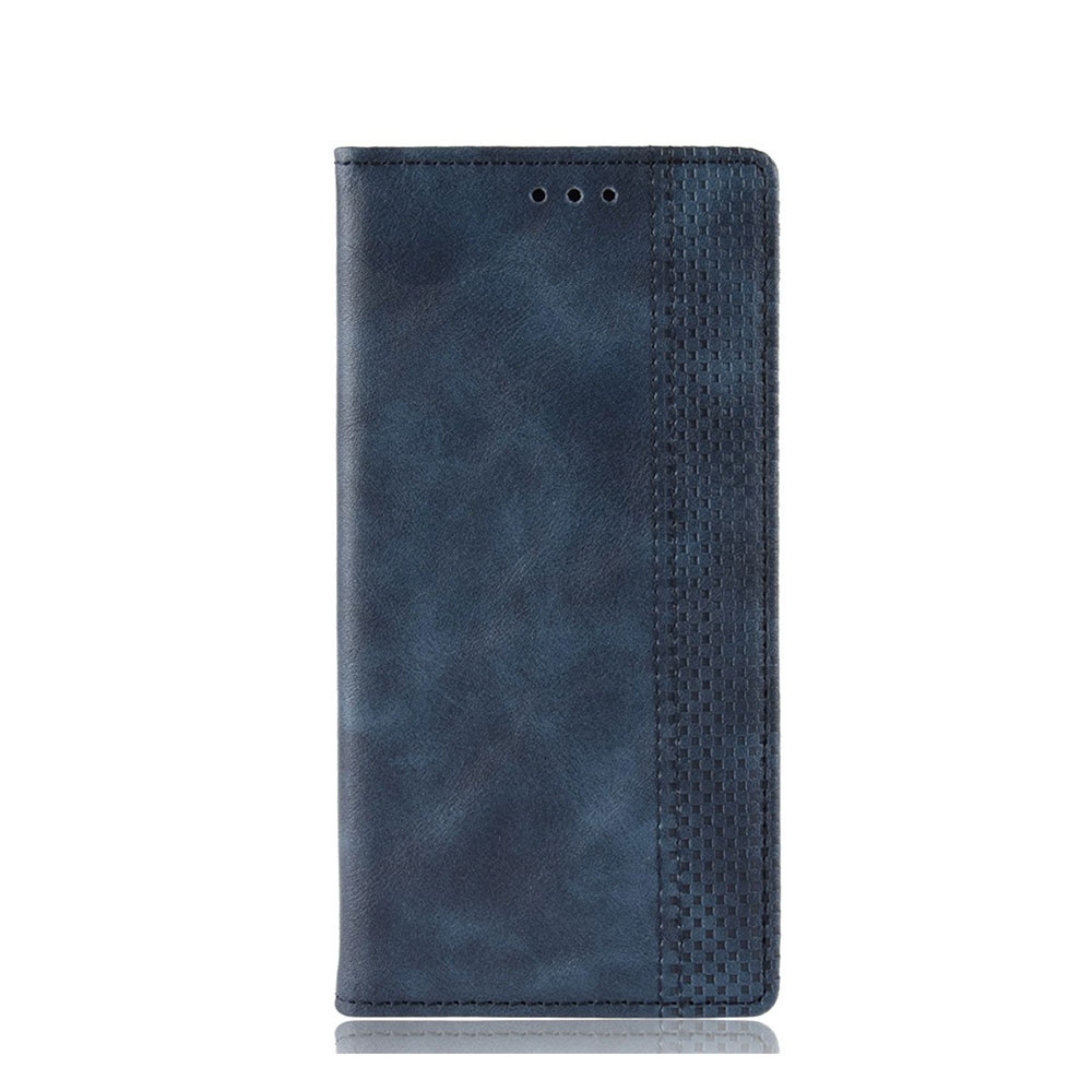 Image of Huawei P30 Pro New Edition / P30 Pro Vintage Leder Tasche Flip Cover Fashion Design - Blau bei Apfelkiste.ch