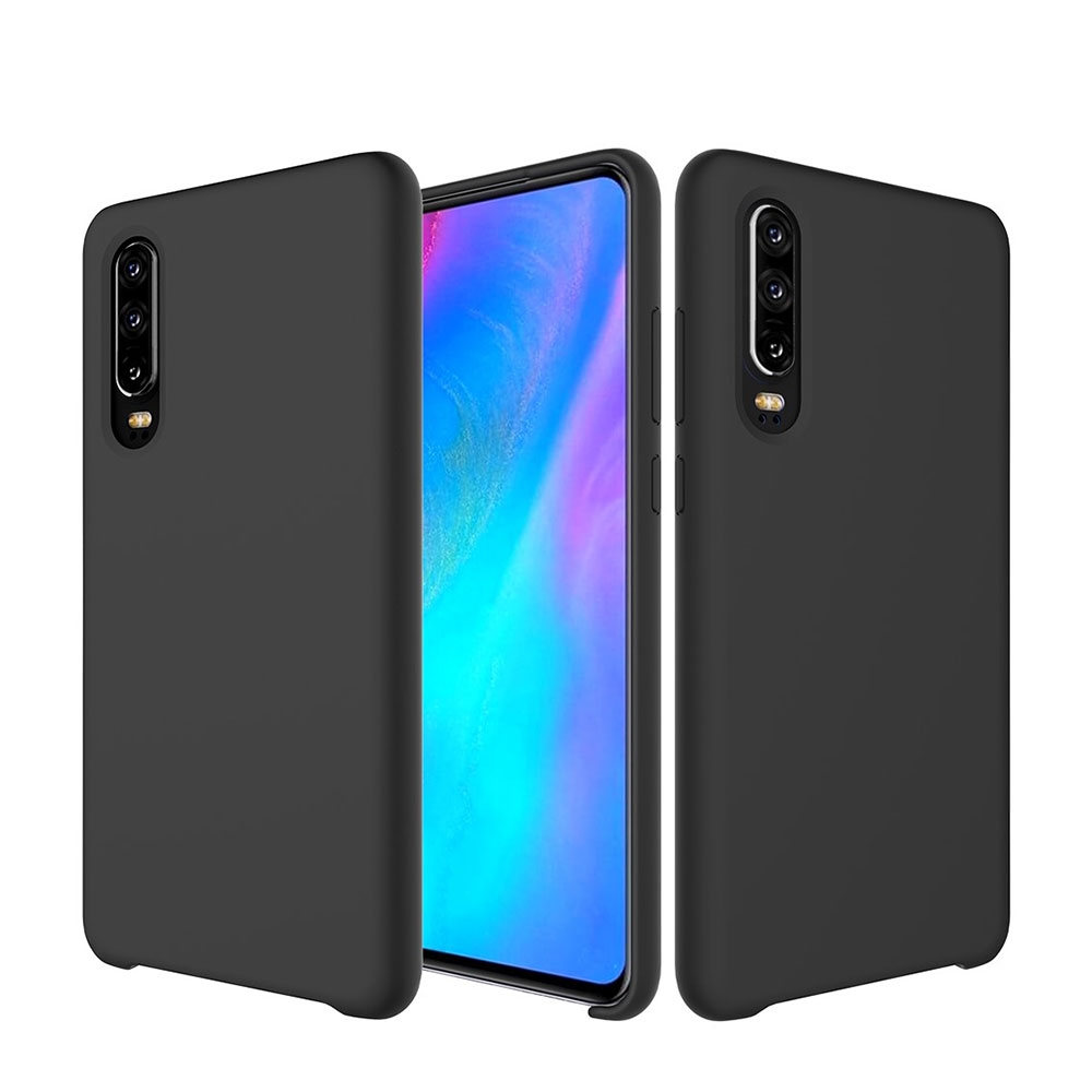 Image of Huawei P30 Silikon Case Hülle - Schwarz bei Apfelkiste.ch