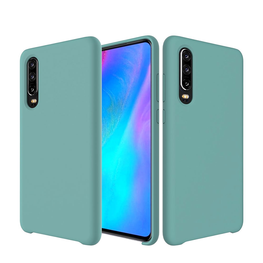 Image of Huawei P30 Silikon Case Hülle - Türkis bei Apfelkiste.ch