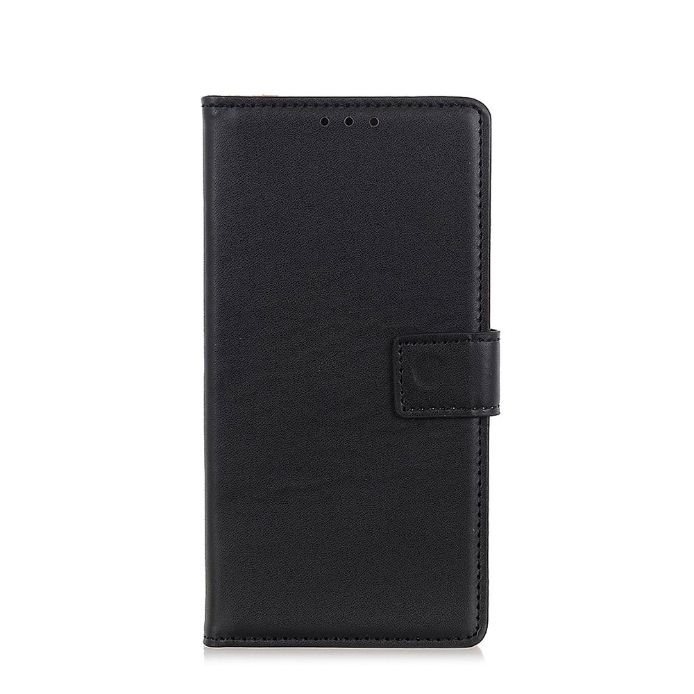 Image of Huawei P40 Lite E Leder Tasche Flip Cover mit Kartenfächer - Schwarz bei Apfelkiste.ch