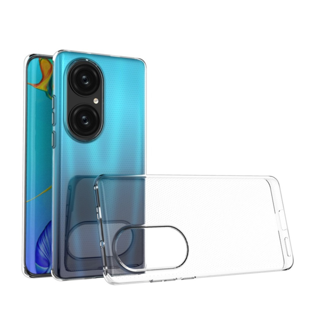 Image of Huawei P50 Pro Gummi Hülle Slim Look 1.0mm - Transparent bei Apfelkiste.ch