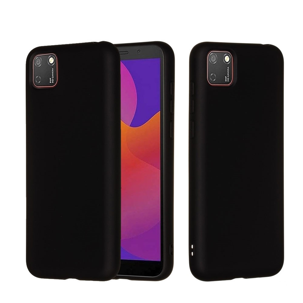 Image of Huawei Y5p Silikon Case Hülle - Schwarz bei Apfelkiste.ch