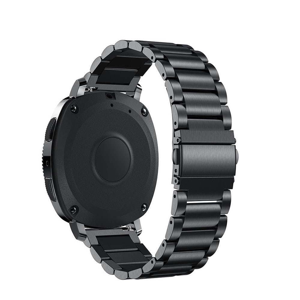 Image of Huawei Watch GT 2 / GT (42mm) Edelstahl Armband Butterfly Verschluss - Schwarz bei Apfelkiste.ch