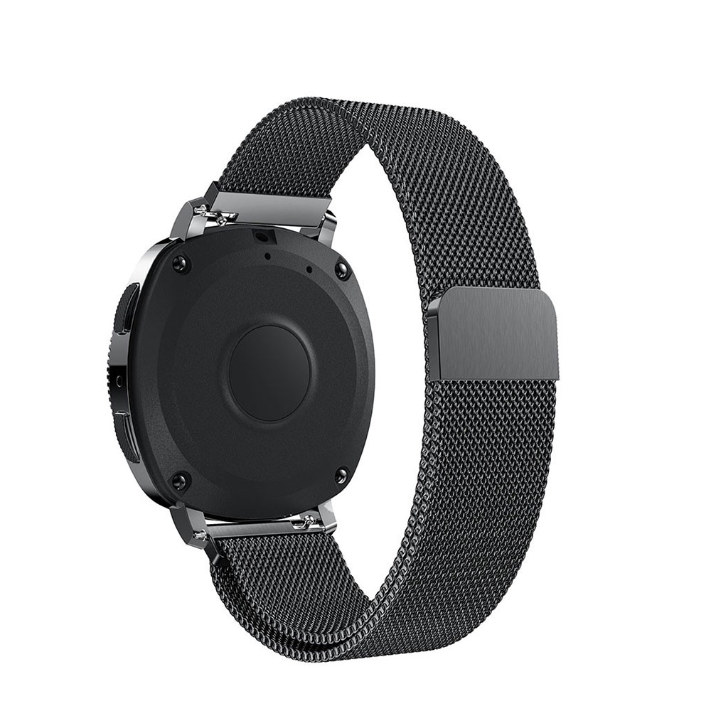 Huawei Watch (42mm) GT 2 / GT Edelstahl Ersatz Magnet Armband Milanaise - Schwarz