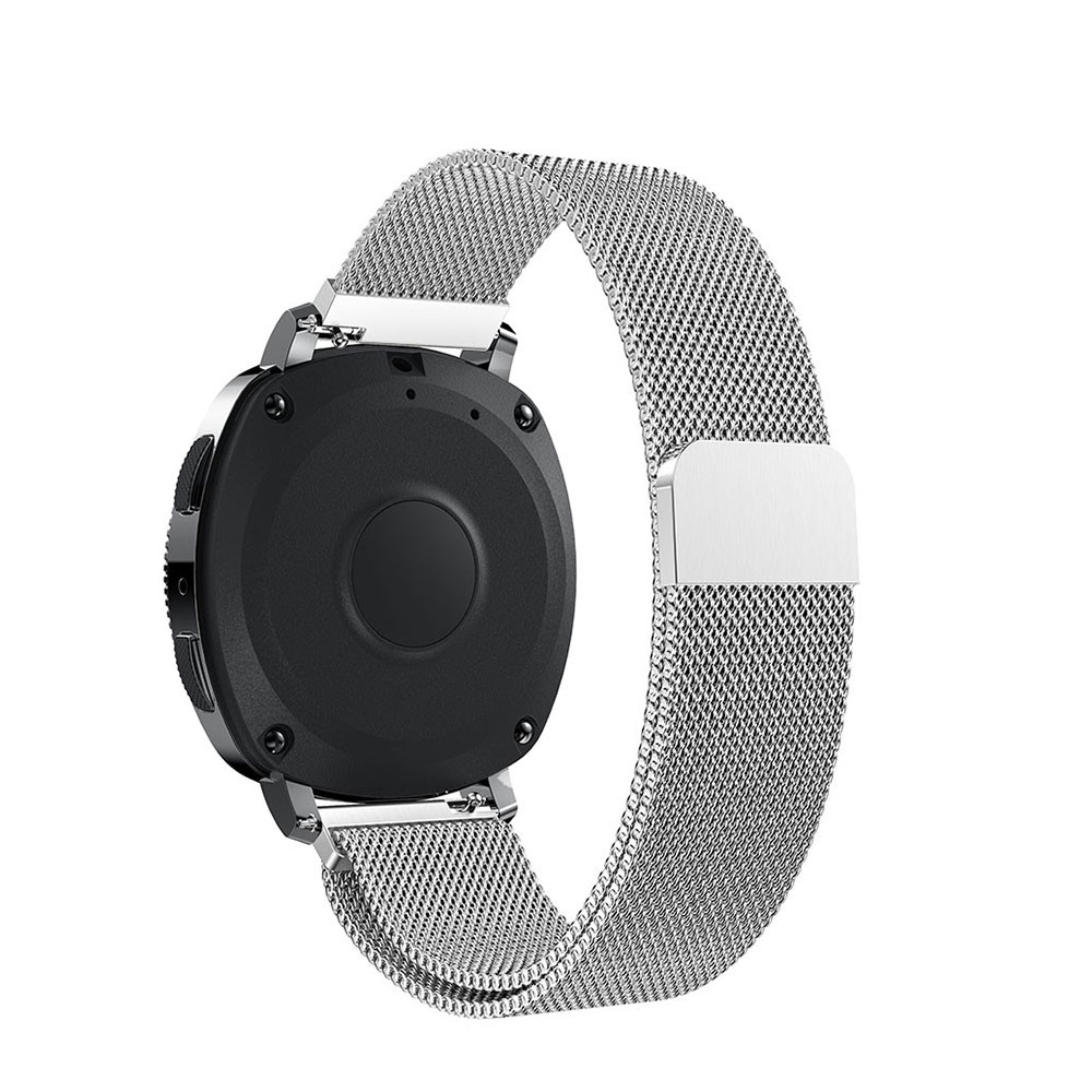 Huawei Watch (42mm) GT 2 / GT Edelstahl Ersatz Magnet Armband Milanaise - Silber