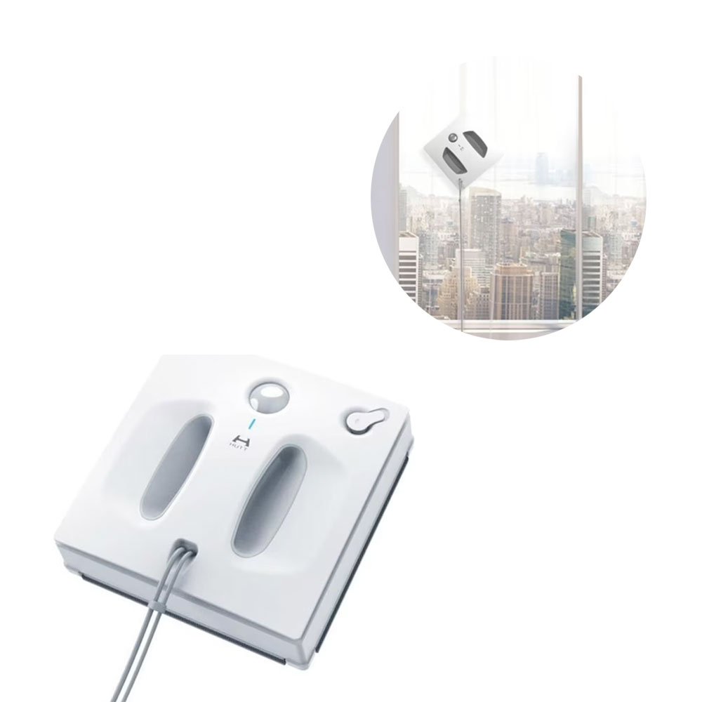 Image of Hutt - W66 Fenster Reinigungs Roboter Scheiben Putzer inkl. Sicherheitsseil - Weiss bei Apfelkiste.ch