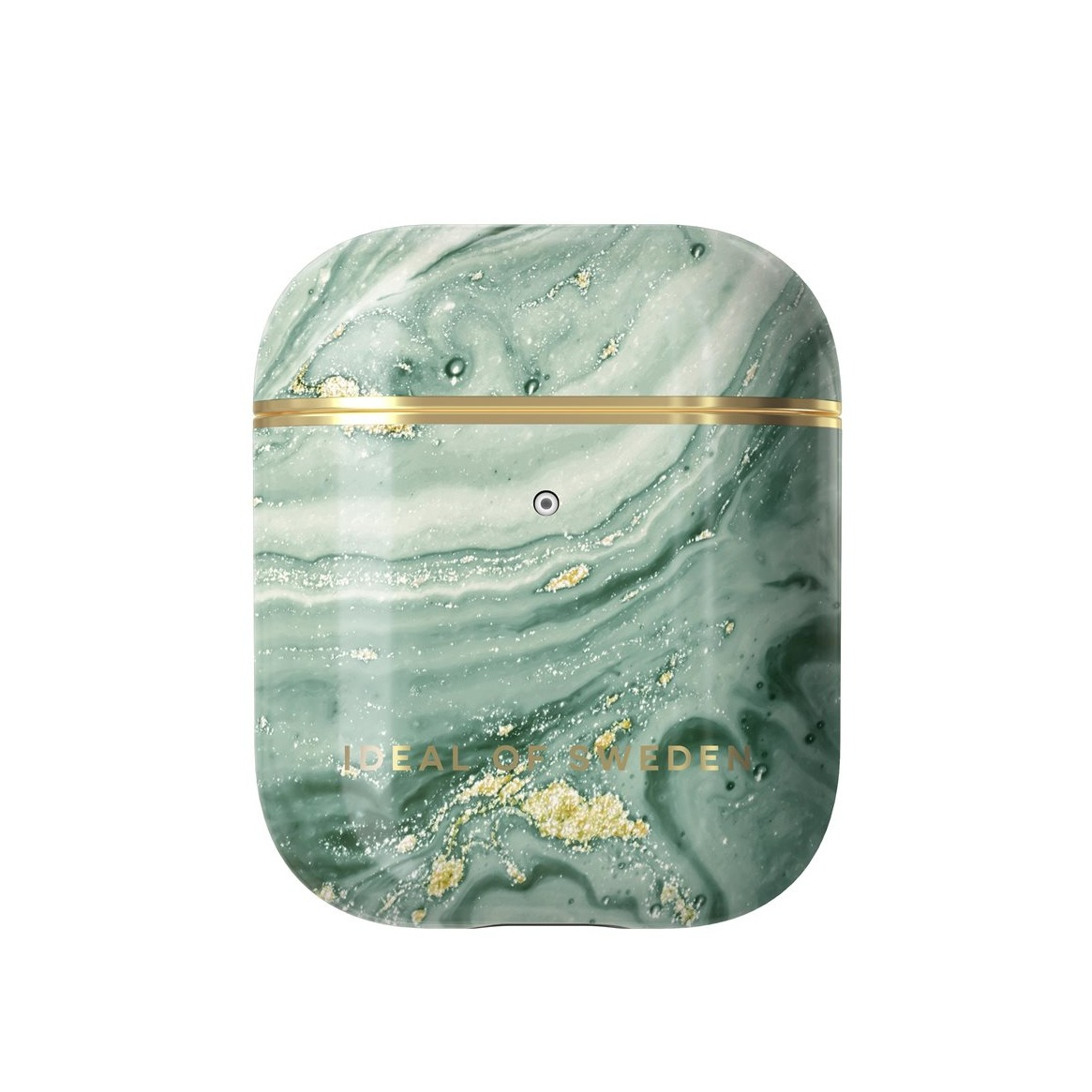 Image of iDeal of Sweden - AirPods (1. & 2. Generation) Printed Case Schutzhülle Abdeckung (IDFAPCSS21-258) - Mint Swirl Marble bei Apfelkiste.ch