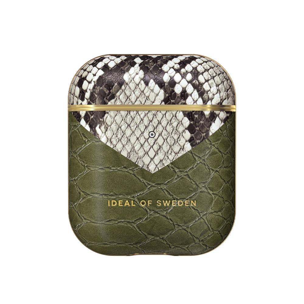 Image of iDeal of Sweden - AirPods (1. & 2. Generation) Atelier Leder Tasche Schutzhülle Abdeckung (IDFAPC-224) - Hypnotic Snake bei Apfelkiste.ch