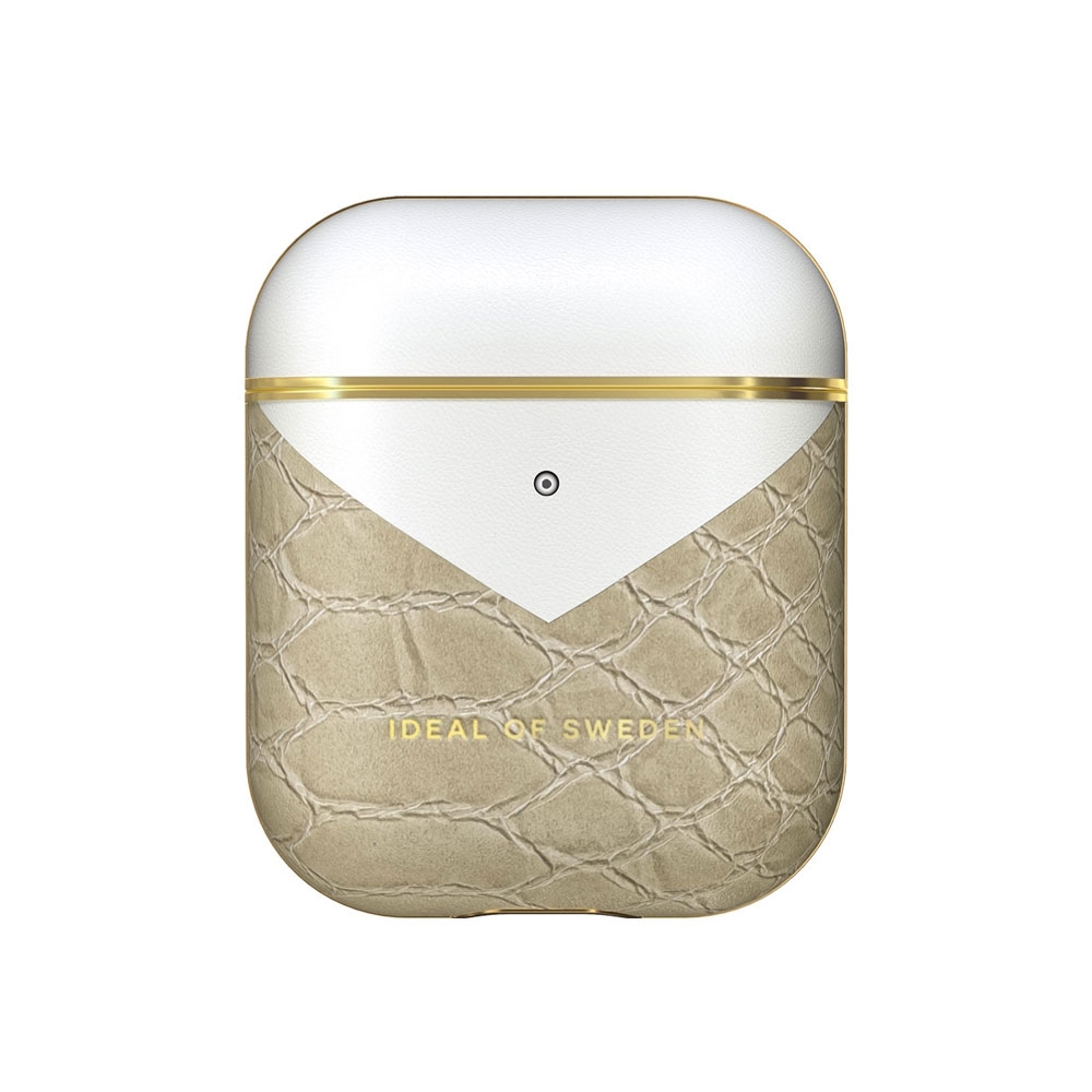 Image of iDeal of Sweden - AirPods (1. & 2. Generation) Atelier Leder Tasche Schutzhülle Abdeckung (IDFAPC-246) - Wild Cameo bei Apfelkiste.ch