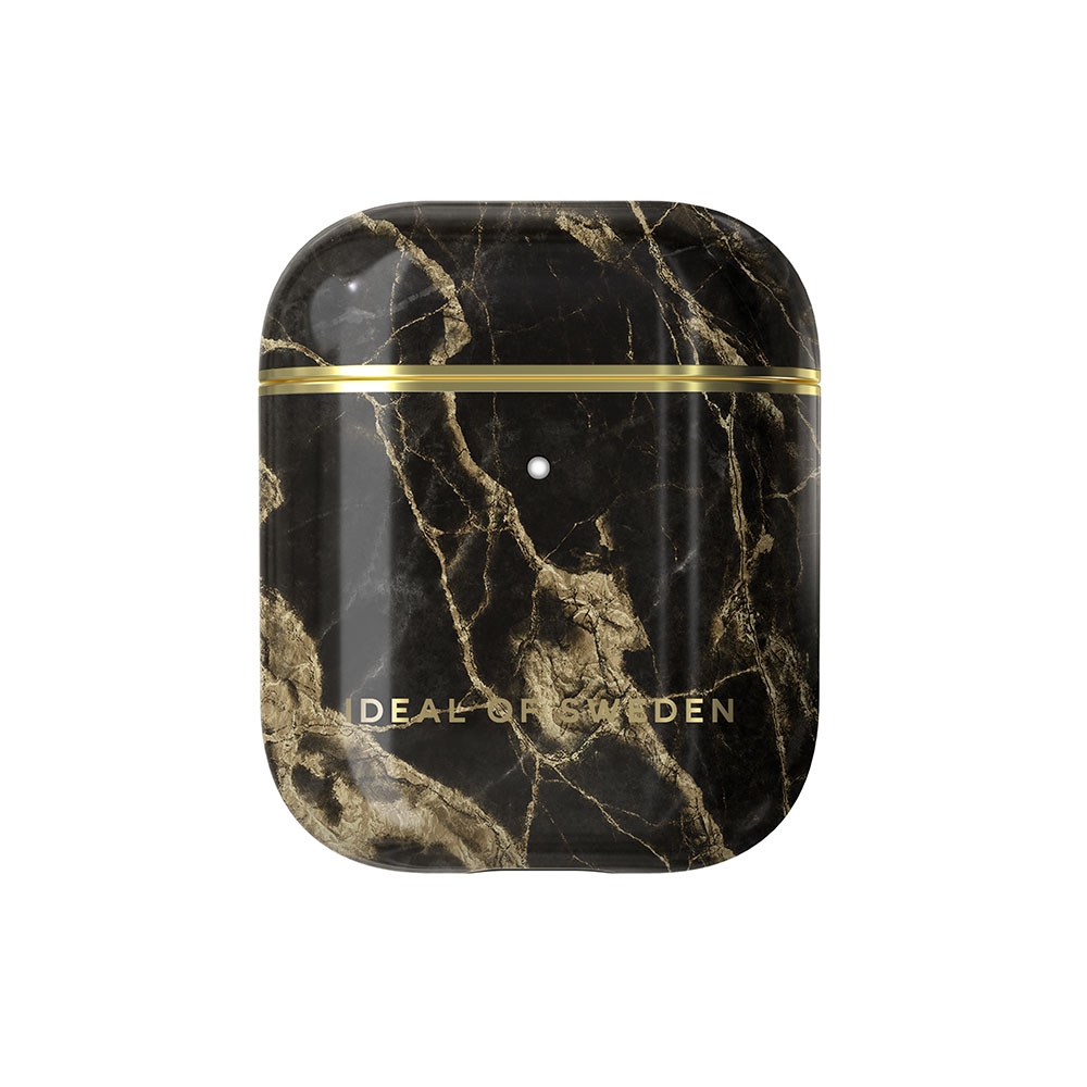 Image of iDeal of Sweden - AirPods (1. & 2. Generation) Printed Case Schutzhülle Abdeckung (IDFAPC-191) - Golden Smoke Marble bei Apfelkiste.ch