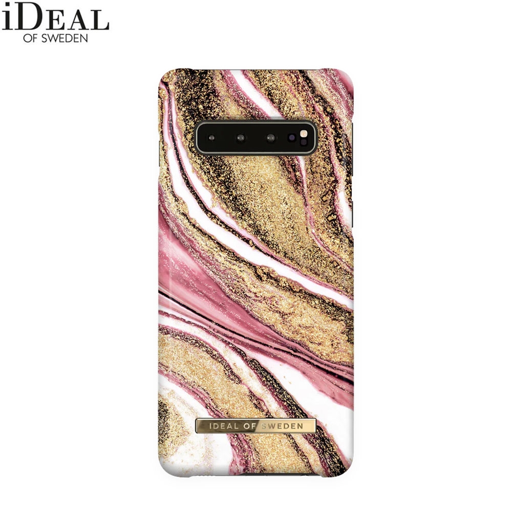 Samsung Galaxy S10 Hardcase Hülle (IDFCSS20-S10-193) - Cosmic Pink Swirl