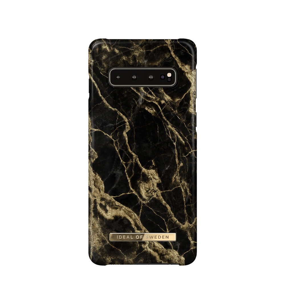 Image of iDeal of Sweden - Samsung Galaxy S10 Hardcase Hülle (IDFCSS20-S10-191) - Golden Smoke Marble bei Apfelkiste.ch