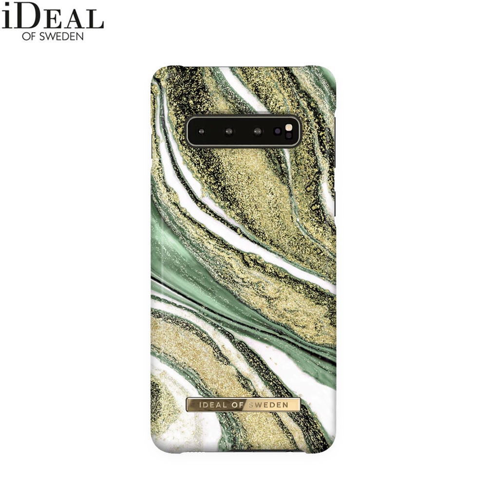 Samsung Galaxy S10+ Plus Hardcase Hülle (IDFCSS20-S10P-192) - Cosmic Green Swirl