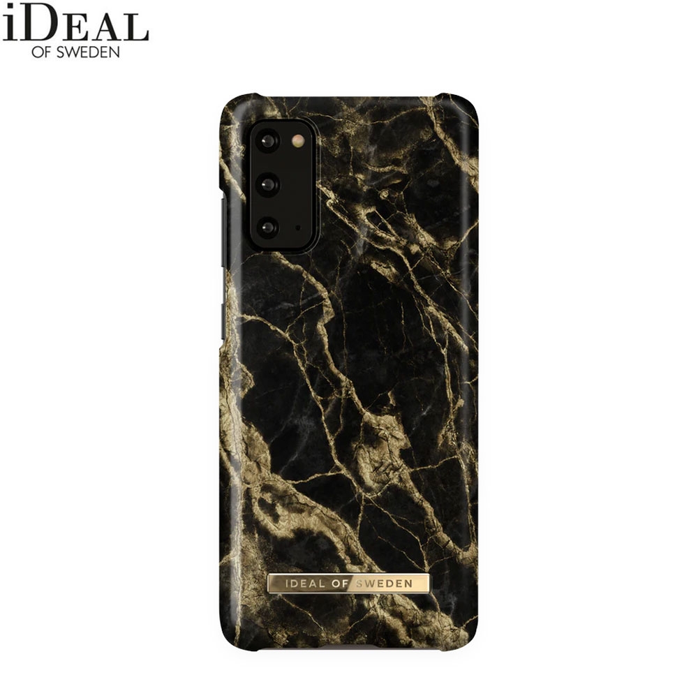Samsung Galaxy S20 / S20 5G Hardcase Hülle (IDFCSS20-S11E-191) - Golden Smoke Marble