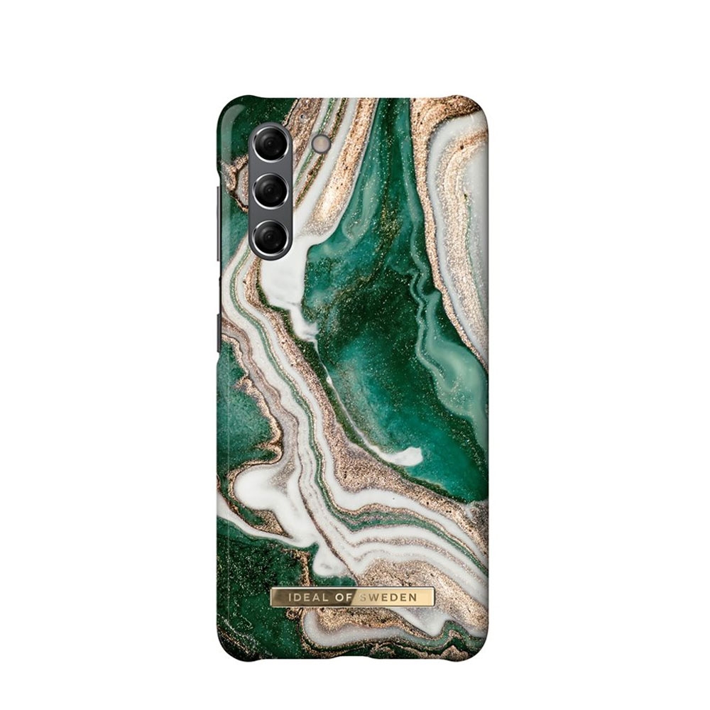 Image of iDeal of Sweden - Samsung Galaxy S21 5G Hardcase Hülle (IDFCAW18-S21-98) - Golden Jade Marble bei Apfelkiste.ch