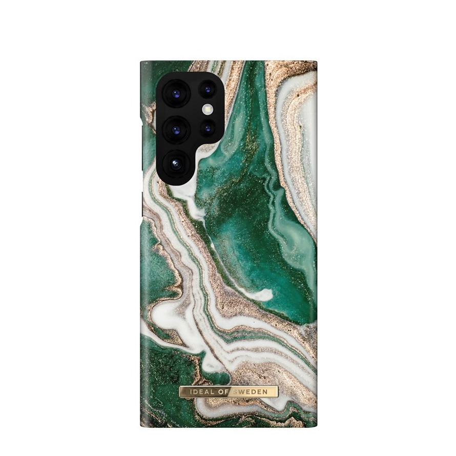 Image of iDeal of Sweden - Samsung Galaxy S22 Ultra 5G Hardcase Hülle (IDFCAW18-S22U-98) - Golden Jade Marble bei Apfelkiste.ch