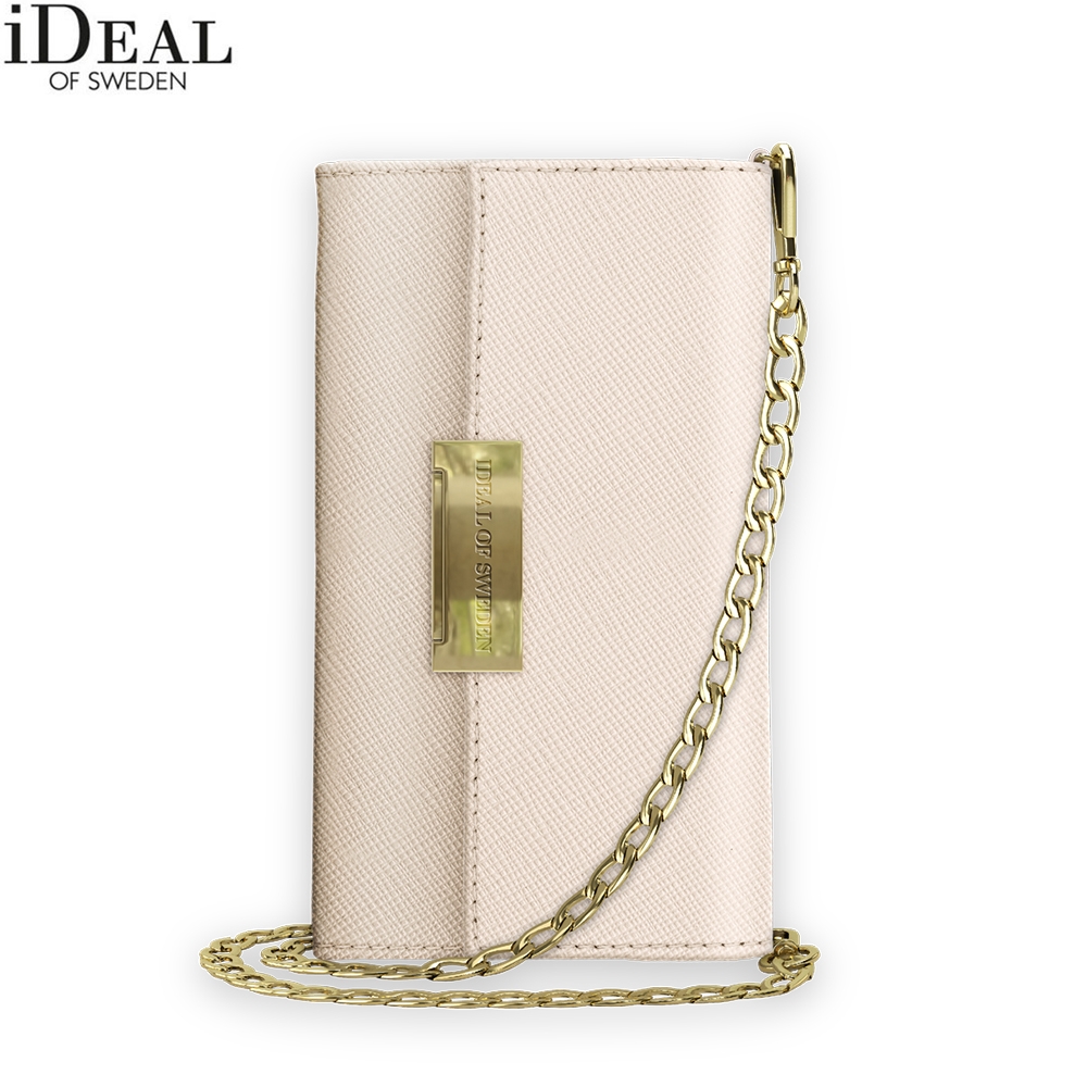 iPhone 11 Crossbody Kensington Saffiano Handy Clutch aus Leder (IDKCC-I1961-128) - Beige