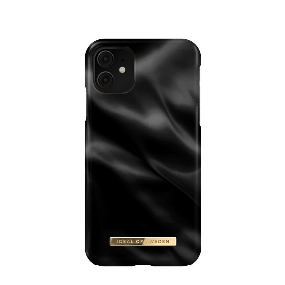 Image of iDeal of Sweden - iPhone 11 / iPhone Xr Hardcase Hülle (IDFCSS21-I1961-312) - Black Satin bei Apfelkiste.ch