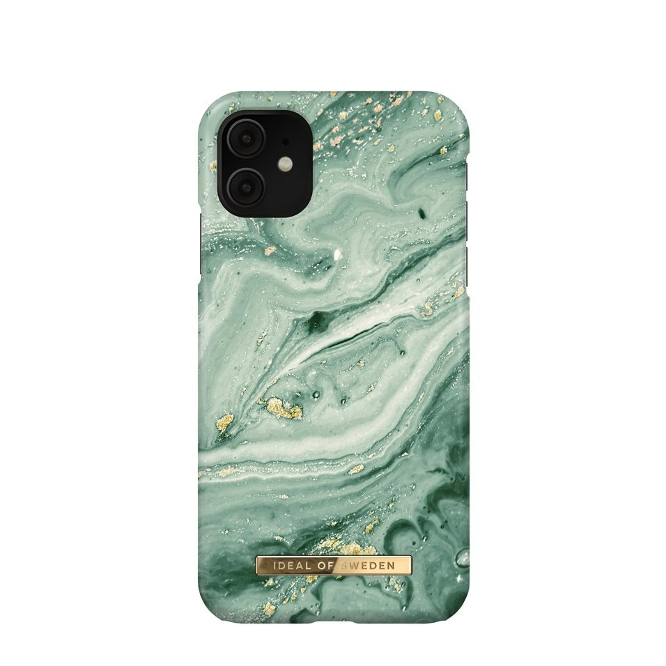 Image of iDeal of Sweden - iPhone 11 / iPhone Xr Hardcase Hülle (IDFCSS21-I1961-258) - Mint Swirl Marble bei Apfelkiste.ch