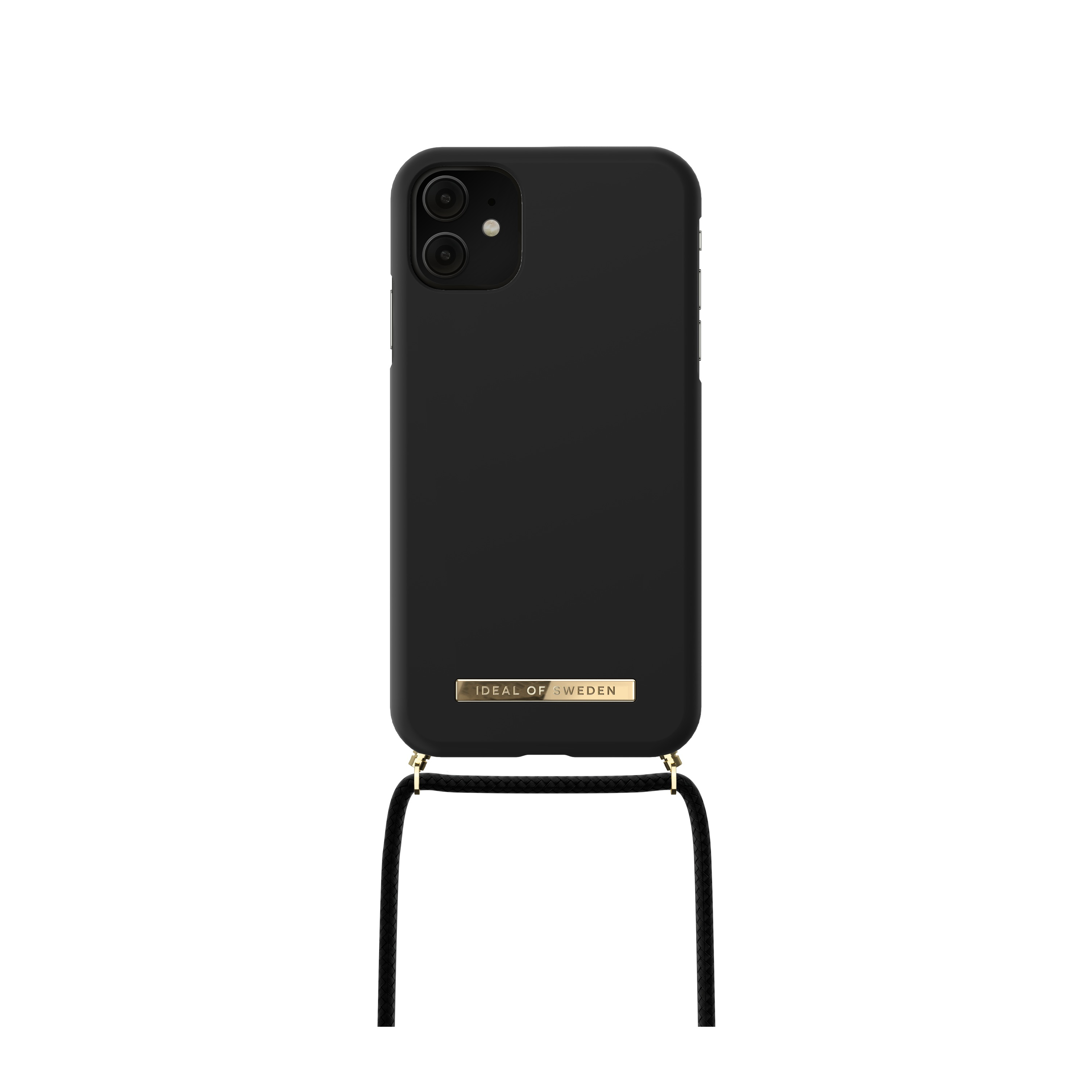 Image of iDeal of Sweden - iPhone 11 / iPhone Xr Necklace Case Hardcase Hülle Ordinary + Handykette (IDPNSS21-I1961-267) - Jet Black bei Apfelkiste.ch