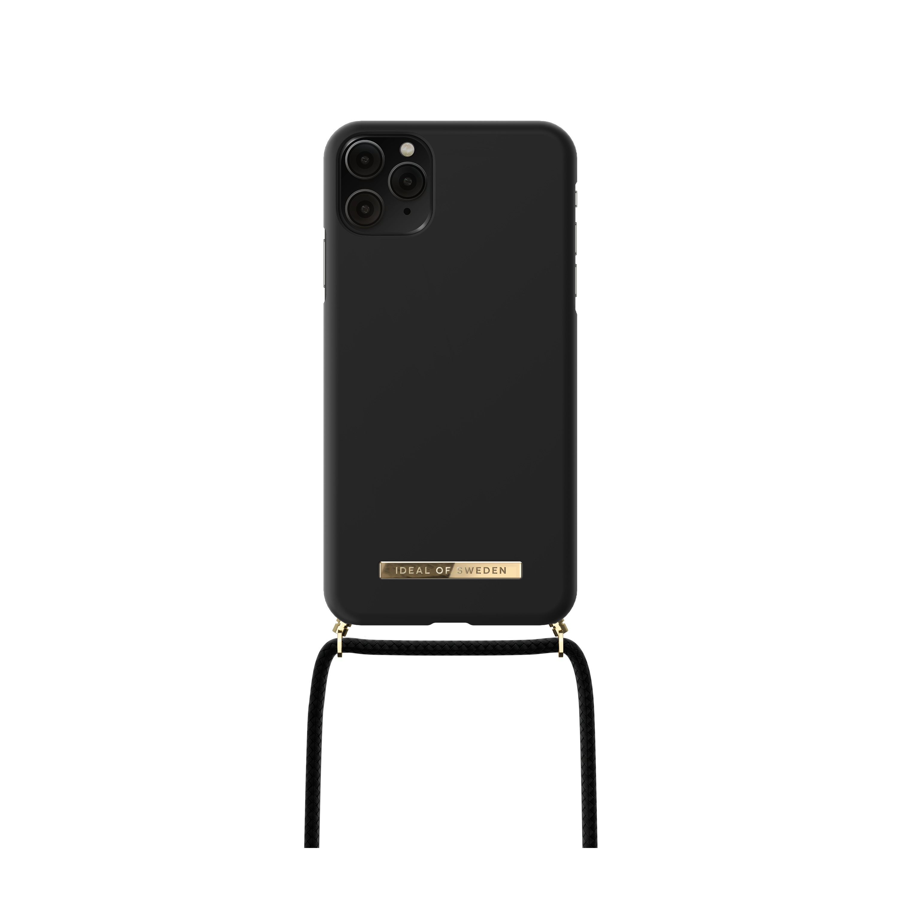 Image of iDeal of Sweden - iPhone 11 Pro Max / iPhone Xs Max Necklace Case Hardcase Hülle Ordinary + Handykette (IDPNSS21-I1965-267) - Jet Black bei Apfelkiste.ch