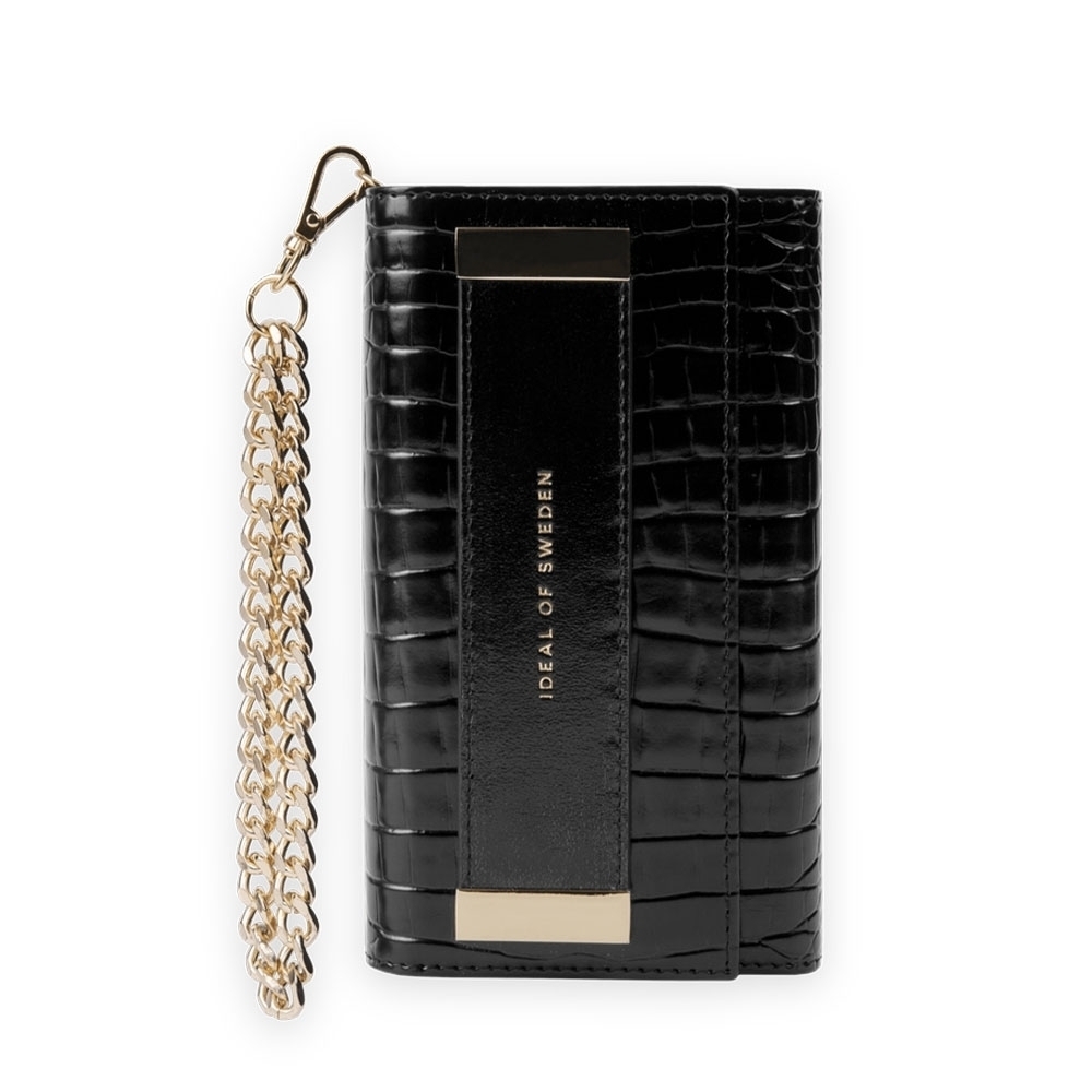 Image of iDeal of Sweden - iPhone 12 Pro Max 2in1 Leder Tasche + Hülle Studio Clutch (IDSTCAW20-2067-236) - Neo Noir Croco bei Apfelkiste.ch
