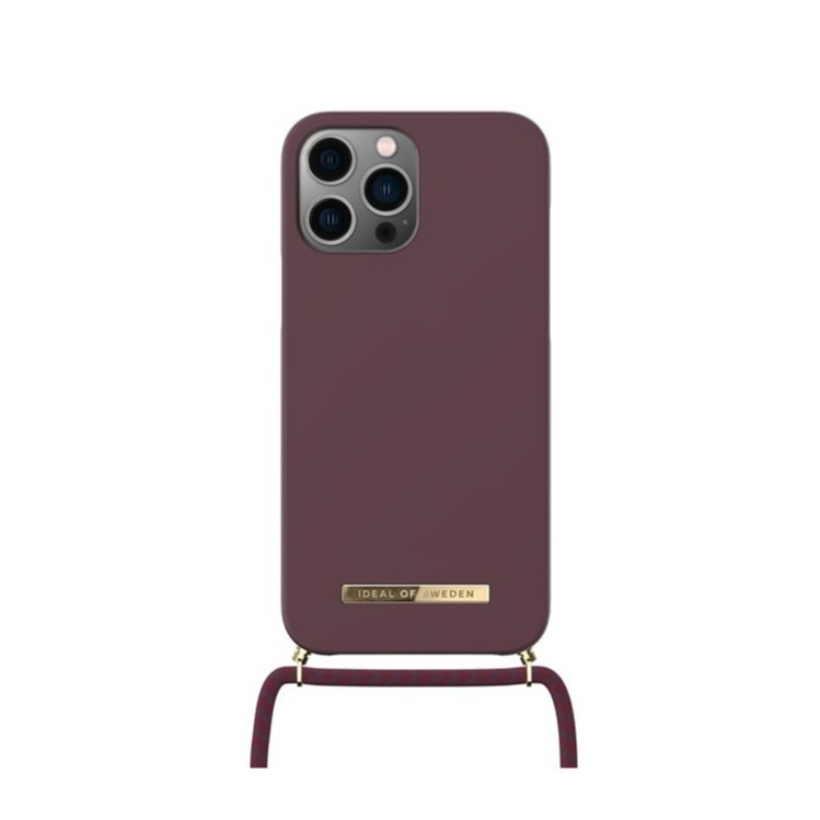 Image of iDeal of Sweden - iPhone 13 Pro Necklace Case Hardcase Hülle Ordinary + Handykette (IDONCAW21-I2161P-323) - Deep Cherry bei Apfelkiste.ch
