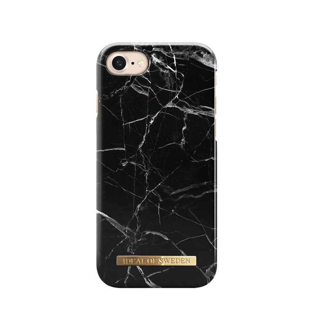 Image of iDeal of Sweden - iPhone SE (2022/2020) / 8 / 7 / 6S Hardcase Hülle (IDFCS17-I7-58) - Marble Marmor Schwarz bei Apfelkiste.ch